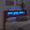 vidaXL Hoofdeinde met LED 160x18,5x103,5 cm hout artisanaal eikenkleur