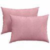 vidaXL Sofa Kussens 2 stuks Roze 70 x 50 cm Cordstof