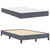 vidaXL Boxspringbed met matras Donkergrijs 120 x 200 cm Stof