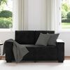 vidaXL Loveseat bank 160x77x82 cm fluweel zwart