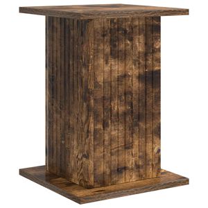 vidaXL Plantenstandaard Gerookt eiken 30,5 x 30 x 43 cm Bewerkt hout