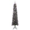 vidaXL Kunstkerstboom met 300 LED Groen 210 cm PVC en Plastic en Staal