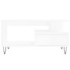 vidaXL Salontafel 90x49x45 cm bewerkt hout wit