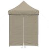 vidaXL Partytent Taupe 200 x 200 x 306 cm Oxford Stof