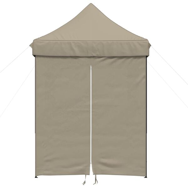 vidaXL Partytent Taupe 200 x 200 x 306 cm Oxford Stof