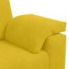 vidaXL Loveseat Sofa Geel 160x77x82 cm Fluweel
