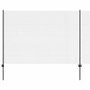 vidaXL gelast draadhek met palen 25 x 1,6 m PVC-Coated Staal Grijs