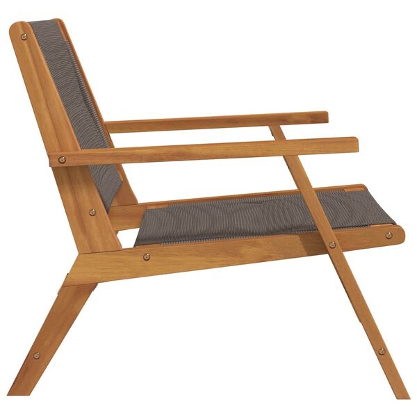 vidaXL Tuinmeubelen 2 pcs Grijs 67 x 76 x 73 cm Massief Acaciahout