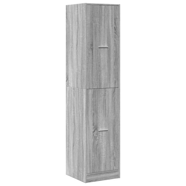 vidaXL Apothekerskast 40x41x174,5 cm bewerkt hout grijs sonoma eiken