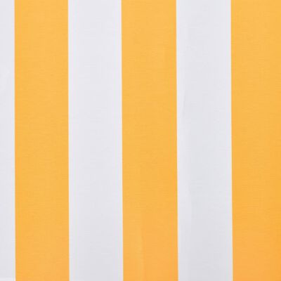 vidaXL Luifeldoek 500x300 cm canvas oranje en wit