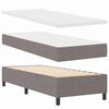 vidaXL Boxspringbed met matras met hoofdeinde Taupe 80 x 200 cm Stof