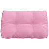 vidaXL Rugkussen Roze 80 x 24 x 50 cm Stof