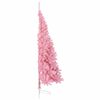 vidaXL Kunstmatig Voorverlicht Kerstboom met 300 LED Roze 180 cm PVC