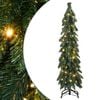 vidaXL Kunstkerstboom met verlichting 60 LED's 120 cm