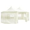 vidaXL | Tuin Tent Dek | Cr&egrave;me 6 x 4.5 x 3 m Stof