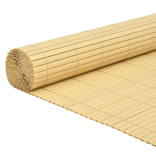 vidaXL Tuinhek Dubbelzijdig Geel 1,8x3 m PVC