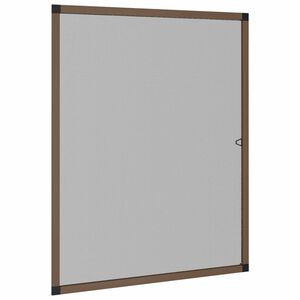 vidaXL Insectenscherm voor ramen Bruin 120 x 140 cm