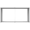 vidaXL Plantenbak Lichtgrijs 195 x 100 x 45 cm Gegalvaniseerd staal