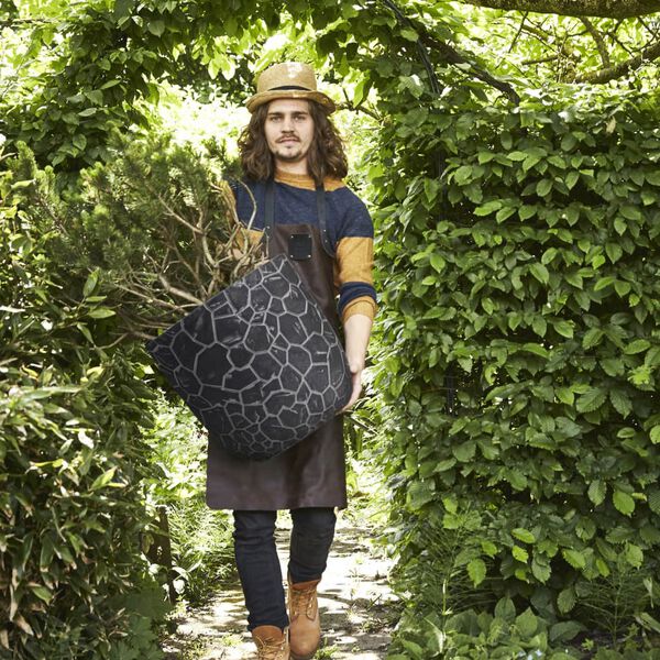 Capi Bloempot Clay bolvormig 43x41 cm antracietkleurig