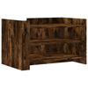 vidaXL Salontafel 80x50x50 cm bewerkt hout gerookt eikenkleurig