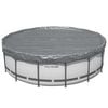 Bestway Zwembadcover &Oslash;4,27 m Rond Polyester Grijs