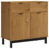vidaXL Dressoir FLAM 80x40x80 cm massief grenenhout