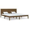 vidaXL Bedframe massief hout honingbruin 180x200 cm