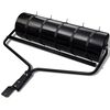 vidaXL Gazonroller met 5 beluchtingsbanden 30 cm zwart