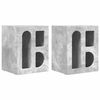 vidaXL Nachtkastje ELST 2 st Beton Grijs 40 x 35 x 50 cm Bewerkt hout