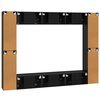 vidaXL Tv-meubelset 10 pcs Zwart Eiken 30,5 x 30 x 90 cm Bewerkt hout