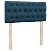 vidaXL Boxspring met matras fluweel blauw 90x200 cm