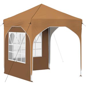 vidaXL Pop-up partytent 192 x 192 x 245 cm Beige