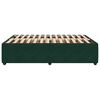 vidaXL Bedframe zonder matras 160x200 cm fluweel donkergroen