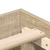 vidaXL Bedframe zonder matras 120x190cm spaanplaat sonoma eikenkleurig
