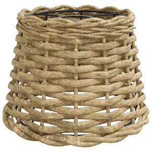vidaXL Plafondlampenkap &Oslash;20x15 cm wicker bruin