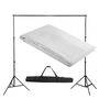 vidaXL Achtergrondsysteem 300x300 cm wit