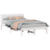 vidaXL Bedframe Wit 140 x 190 cm Massief grenenhout