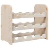 vidaXL Wijnrek 43x25x37 cm massief grenenhout