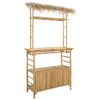 vidaXL Buiten Bartafel Naturel 110 x 50 x 209 cm Bamboe