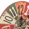 vidaXL Wandklok 30 cm MDF meerkleurig