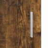 vidaXL Wandkast met plank Gerookt eiken 55 x 29 x 100 cm Bewerkt hout