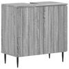 vidaXL Badkamer wastafelkast ZWOLLE Grijs Sonoma 59,5 x 31,5 x 59 cm