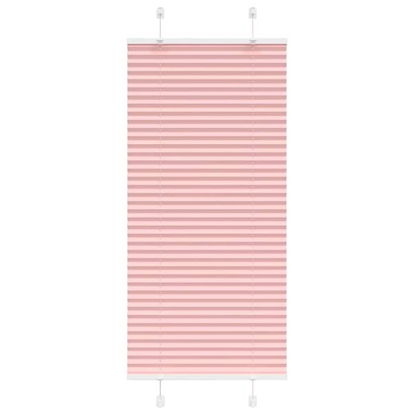 vidaXL Pliss&eacute; rolgordijn 65x100 cm stofbreedte 64,4 cm polyester roze
