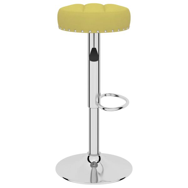 vidaXL Barkrukken 2 st stof groen