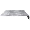 vidaXL Trap Tread Rechthoekig 15 pcs Zilver 60 x 18 cm Aluminium