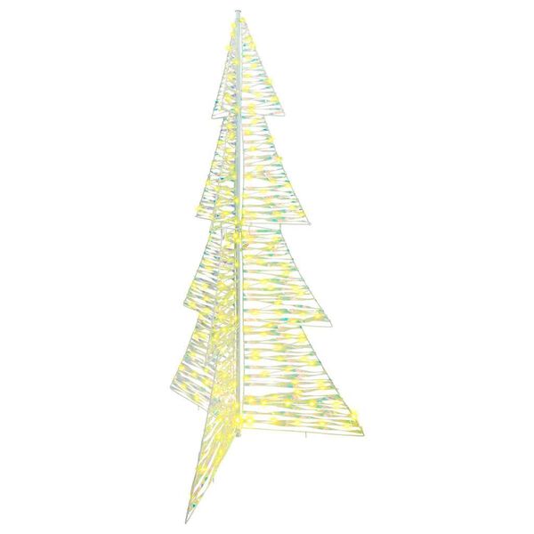 vidaXL Kerstboom met 240 LED Warmwit 180 cm PET
