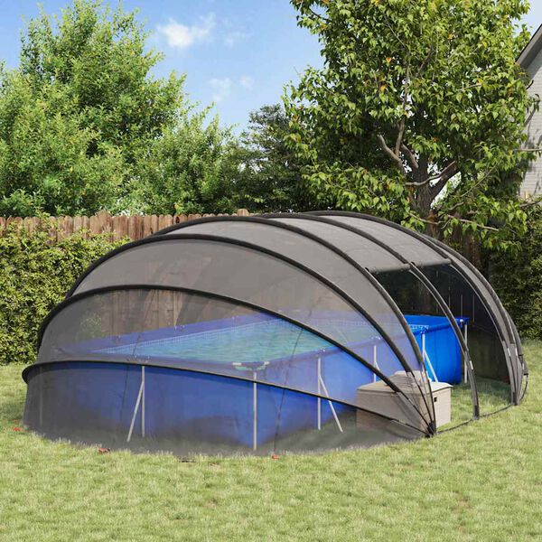 vidaXL Zwembad Tent Koepel Doorzichtig 640 x 432 x 205 cm