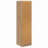 vidaXL Highboard Artisan Eiken 35 x 37 x 142 cm Bewerkt hout