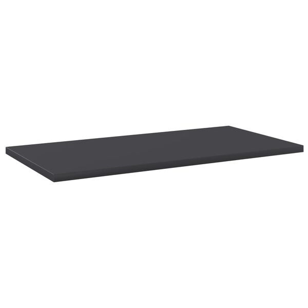 vidaXL Wandschappen 4 st 60x30x1,5 cm spaanplaat grijs