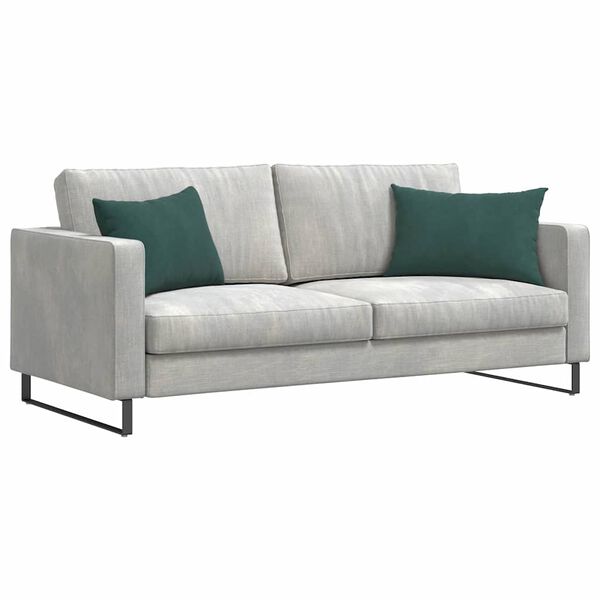 vidaXL Sofa Kussens 2 stuks Donkergroen 60 x 40 cm Cordstof